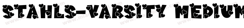 Stahls-Varsity Medium Version字体转换